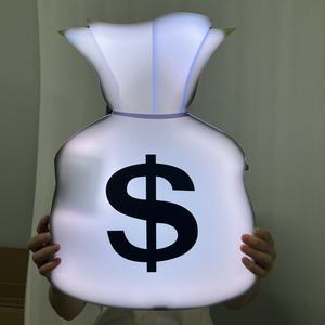 Borsa Luminosa a LED a Forma di Simbolo del Dollaro, Accessorio Luminoso per Discoteche, Bar, Feste, Servizio Bottiglie VIP - Product Image 5