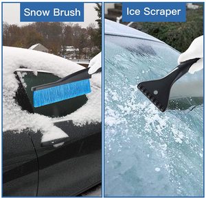 Cepillo para Nieve 2 en 1 con Logotipo Personalizado, 25 Pulgadas (64 cm), Raspador <span class=keywords><strong>de</strong></span> Hielo, Pala para Nieve <span class=keywords><strong>de</strong></span> 3 o 2 Secciones para Autos y Camionetas, para Lavado <span class=keywords><strong>de</strong></span> Autos - Product Image 2