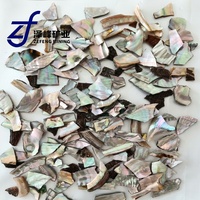 Artisanat ZF fabriqué à partir de fragments de coquilles d'ormeaux broyées, avec une utilisation intensive de morceaux de coquilles d'ormeaux pour la décoration.