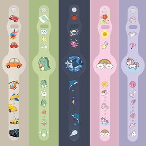 <span class=keywords><strong>Bracelet</strong></span> étanche pour enfants, support de suivi anti-perte en silicone pour <span class=keywords><strong>Apple</strong></span> AirTag, étui de protection <span class=keywords><strong>avec</strong></span> un design de dessin animé mignon - Product Image 4