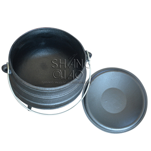 Sudáfrica 3 pierna pote <span class=keywords><strong>de</strong></span> <span class=keywords><strong>hierro</strong></span> <span class=keywords><strong>fundido</strong></span> Potjie olla con tres piernas <span class=keywords><strong>caldero</strong></span> - Product Image 3