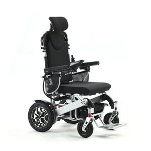 Fauteuil roulant électrique inclinable pliable léger Aluminium Auto pliant handicapé fauteuil roulant électrique handicapé - Product Image 3