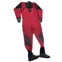 DIVESTAR Combinaison étanche OEM de haute qualité 6mm Joints liquides en néoprène Zip arrière Hommes Plongée Kayak Combinaison humide