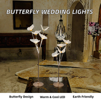 Lampadaire LED AC moderne pour mariage, en acrylique, écologique, avec éclairage d'ambiance, décorations lumineuses, lumières LED blanc chaud/froid