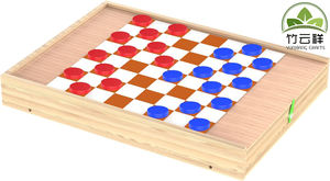 Set di giochi da tavolo in legno per bambini dai 5 ai 7 anni con <span class=keywords><strong>dama</strong></span> di scacchi chiudere la scatola Hockey <span class=keywords><strong>gioco</strong></span> Sling Puck - Product Image 6