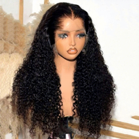Cheveux humains bouclés vietnamiens bruts doublement étirés M Lagos Hairline HD transparents pour perruques sans colle 150%-250%