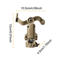 Adaptateur de rail ARC compatible avec le casque tactique