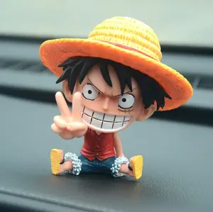 Tek parça komik Luffy Cosplay japon karikatür Model oyuncaklar heykeli Anime PVC şekil