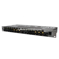 Système audio crossover professionnel RIY CX3400 pour karaoké, processeur de crossover audio, métal, portable