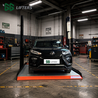 GG LIFTERS Élévateur de stationnement à deux colonnes et deux vérins, système de synchronisation par chaîne à rouleaux PTP27/2100, équipement pour parking automobile