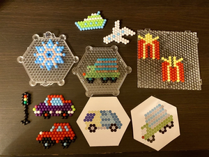 Set di <span class=keywords><strong>Perline</strong></span> Magiche in Plastica Idrosolubili Fai-da-Te per Bambini, Gioco <span class=keywords><strong>Puzzle</strong></span> <span class=keywords><strong>con</strong></span> <span class=keywords><strong>Perline</strong></span> Appiccicose in Scatola Colorata - Product Image 4