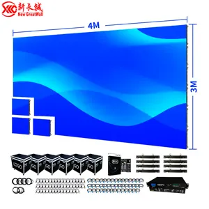 Professional Turnkey Solution LED Display Screen Stage Background P2.9 P3 LED Digital Rental Screen 3mx2m LED Video Wall