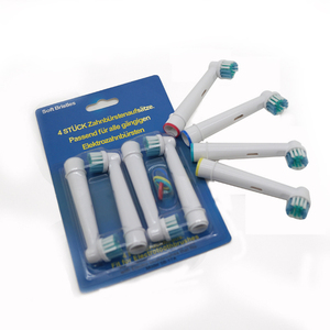 4 pièces pour <span class=keywords><strong>Oral</strong></span> <span class=keywords><strong>B</strong></span> tête de brosse à dents poils souples brosse à dents électrique têtes de brosse de remplacement pour <span class=keywords><strong>Oral</strong></span> <span class=keywords><strong>B</strong></span> dents propres - Product Image 4