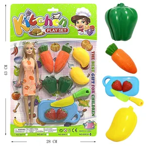 Autre Simulation Légumes Fruits Pretend Play House Enfants Supermarché Cuisine Nourriture Jouer Jeu de coupe pour bébé