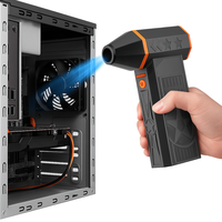 Souffleur d'air turbo sans fil alimenté par batterie portable avec moteur sans balais pour un allumage rapide du feu, barbecue, allumage de cheminée