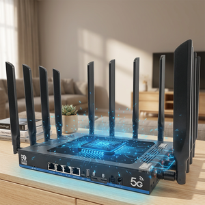 Router Wi-Fi 7 5G LTE Enterprise con Supporto ESIM, Punto di Accesso Wireless BE19000, 8 <span class=keywords><strong>Antenne</strong></span> Esterne, CPU Arm Cortex-A73, Dual-SIM - Product Image 3