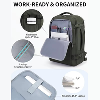 Mochila de Negocios para Hombre con Logotipo Personalizado, Gran Capacidad, Moderna, para Portátil de 15 Pulgadas, Multifuncional, Informal, para Viajes