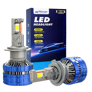 Vente Flash : Ampoules de Phare LED XVL 200W 50000LM pour E60 <span class=keywords><strong>Audi</strong></span> A4 X5 - Adaptation Universelle <span class=keywords><strong>H8</strong></span> Canbus, Amélioration LED pour Voiture - Product Image 1