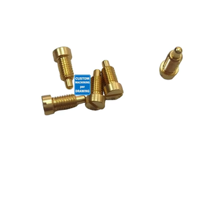 Dongguan <strong>Precision</strong> Hardware Brass Machining <strong>Turning</strong> Parts Machining Services Parts <strong>Pins</strong> Manufacturer Spring Plunger <strong>Pin</strong> - Product Image 1