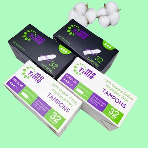 <span class=keywords><strong>Tampons</strong></span> biologiques sans parfum en coton PLA sans applicateur, livraison gratuite, vente en gros, <span class=keywords><strong>tampons</strong></span> naturels sans plastique pour femmes - Product Image 1