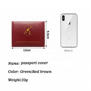 Sarung Kulit Paspor dan Tempat Kartu Sertifikat, Pelindung Sertifikat Desinfektan - Product Image 2