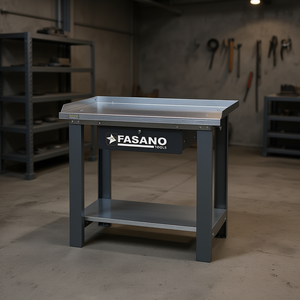 Fasano Tools Metal Workbench With Drawer And Shelf 36x24 Inches Industrial Workshop <b>Table</b> - Product Image 3