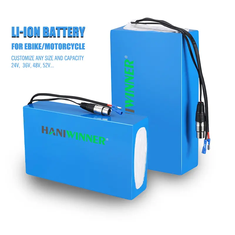 Встраиваемый литий-ионный аккумулятор для электровелосипеда, 48 В, 36 В, 24 В