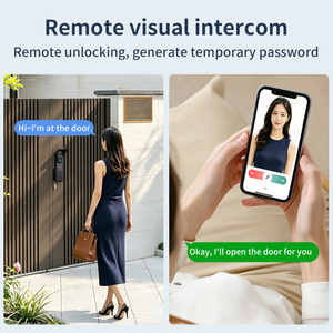 Glomarket Serrure Intelligente 3D pour Porte Extérieure TTlock, Verrou de Porte Antivol Étanche avec Empreinte Digitale et WiFi Tuya pour Appartement - Product Image 2