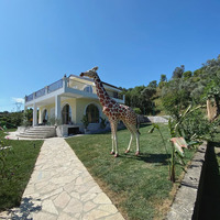 Sculpture en résine grandeur nature Statue artificielle Jungle Safari Animal éléphants tigres zèbres girafes accessoires décorations de fête