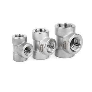 304/316L paslanmaz çelik yüksek basınçlı iç dişli üç yollu bağlantı döküm kalınlaşmış mühendislik Tee pürüzsüz - Product Image 3
