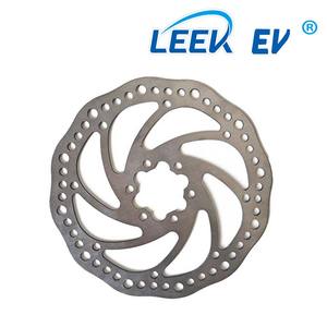 Plaquettes de frein à disque pour vélo de montagne LEEK EV 003 à six boulons avec blocage central - Blanc - Product Image 2