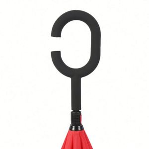 Custom Logo <b>Windproof</b> Reverse <b>Umbrella</b> Hands Free Double Layer Rain Protection for Outdoor Giveaways - Product Image 6