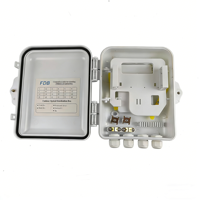 Boîtier de distribution de fibre optique FTTx 16 cœurs, prix d'usine, boîte DB 16 voies, boîte vide, déchargement avec accessoires pour montage mural/sur poteau