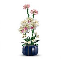 Vente en gros directe usine : Ensemble de briques de construction pour bouquets de fleurs (orchidées, roses) – Fleurs éternelles pour la décoration intérieure et cadeau de Saint-Valentin
