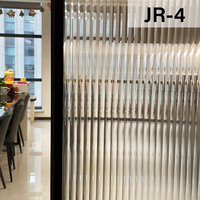 Bunte 3D-Reedglasfolie 15mm dekorative Fenster folien für selbst klebende Badezimmer/Büro/Zuhause