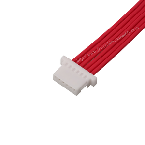 Dây dẫn điện mạ thiếc một đầu JST -06V-S-B bán chạy, sản xuất tại nhà máy, có thể tùy chỉnh chiều dài, gia công dây dẫn điện theo yêu cầu. - Product Image 2