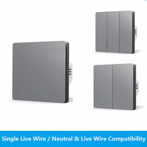 Interrupteur mural intelligent Tuya 2025 avec minuterie, compatible WiFi, <span class=keywords><strong>Android</strong></span>, PC, Alexa et <span class=keywords><strong>Google</strong></span> Assistant, design <span class=keywords><strong>barre</strong></span>, pour maison intelligente - Product Image 1