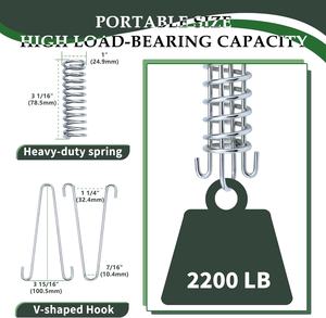 Resorte de Amarre Amortiguador de Impactos de Acero Inoxidable para Columpio de Porche, Correa para Perro, Hamaca, Silla, Saco de Boxeo, Amarre de Barco - Product Image 4