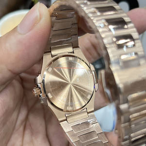 Montre automatique à quartz pour femme avec lunette sertie de diamants, zircon moissanite, affichage de la date lumineux, acier de luxe, étanche, design de créateur - Product Image 4