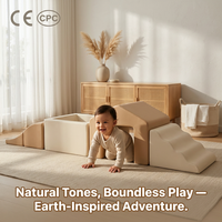 Structure de jeu en mousse souple Adventure Sanctuary pour la motricité sensorielle des tout-petits, certifiée CE et CPC, avec sièges sécurisés pour salle de sport intérieure