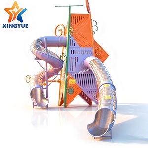 <span class=keywords><strong>Torre</strong></span> <span class=keywords><strong>de</strong></span> Juegos Personalizada <span class=keywords><strong>de</strong></span> Acero Inoxidable con Temática Floral, Tobogán, Columpio y Red <span class=keywords><strong>de</strong></span> Escalada para Parques, Resorts, Jardines <span class=keywords><strong>de</strong></span> Infancia, Villas y Comunidades - Product Image 1