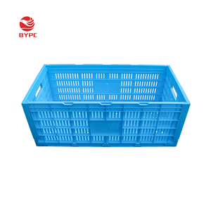 Factory direct sale plastic folding egg basket for egg transportation virgin HDPE plastic egg box