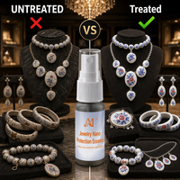 Essence de brillance pour bijoux, qualité industrielle, céramique silicium-zirconium écologique, formule modifiée invisible, liquide transparent comme l'eau