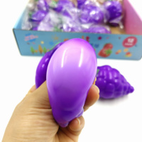 Jouet anti-stress en plastique texturé, en forme de raisin, fraise, banane, fromage, géant, à remontée lente, nouveauté transfrontalière pour tous les âges