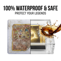 Boîte de protection en acrylique pour cartes de jeu TCG, livraison rapide, boîte d'entraînement Elite, protection contre les UV, couvercle verrouillable, vitrine