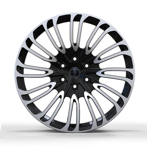 Jantes de voiture en alliage d'aluminium forgées polies à rayons multiples, design spécial, largement utilisées, personnalisées, 22/23/24 pouces - Product Image 2