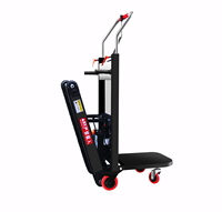 Chariot électrique automatique JYH en aluminium, plateforme industrielle, monte-escaliers, chariot de magasinage, outils de stockage, roues en PU, OEM pris en charge