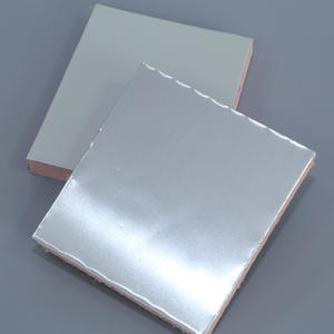 Tablero de conducto de poliuretano para techo, Panel de conducto de aire aislado de espuma de <span class=keywords><strong>18mm</strong></span> con lámina de aluminio - Product Image 6