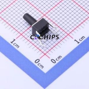 TS-1091-A11B2-D2 Tactile Switch Through hole Component THT-4P,4.5x4.5mm Switch Single Pole Single Throw Round Button 1.8N 4.5mm - Product Image 2