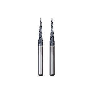 Fraise à queue sphérique AITiN de haute qualité Marie <span class=keywords><strong>Jay</strong></span>'s, à col long, 2 cannelures, HRC55-65, en carbure monobloc, 35° d'hélice, pour fraisage en montée - Product Image 3
